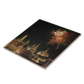 Emerald Palace tijdens de comermoratie van koning Tegeltje (Zijkant)