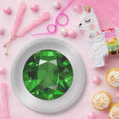 Emerald Papieren Bordje (Feest)