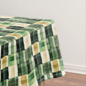 Emerald Patchwork Plaid Tafelkleed (Voorbeeld)