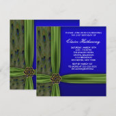 Emerald Pauw Verjaardag  Kaart (Voorkant / Achterkant)