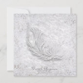 Emerald Peacock Uitnodiging (Achterkant)