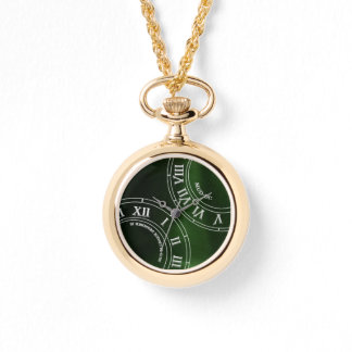 Emerald Peek RN Gold Watch Ketting