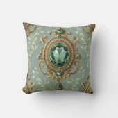 Emerald Pendant & Goud Kussen (Voorkant)