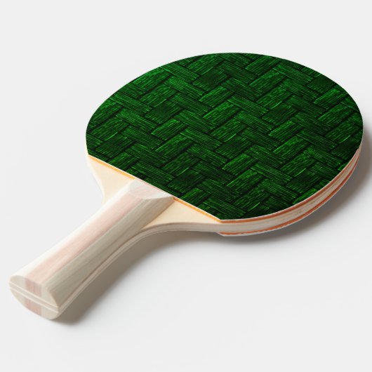Emerald Ping Pong Paddle Tafeltennisbatje (Voorkant Gekanteld)