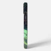 Emerald Plasma Energie Fractale Kunst Case-Mate iPhone Case (Achterkant / Links)