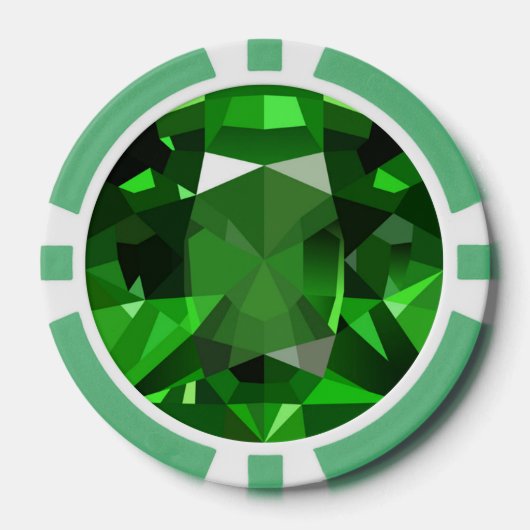 Emerald Poker Chips (Voorkant)