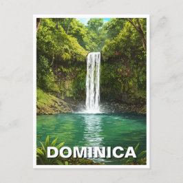 Emerald Pool Dominica Briefkaart