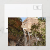 Emerald Pool Falls I uit Zion National Park Briefkaart (Voorkant / Achterkant)