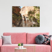 Emerald Pool Falls I uit Zion National Park Canvas Afdruk (Insitu (Woonkamer))