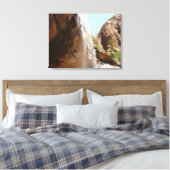 Emerald Pool Falls II uit Zion National Park Canvas Afdruk (Insitu (Slaapkamer))