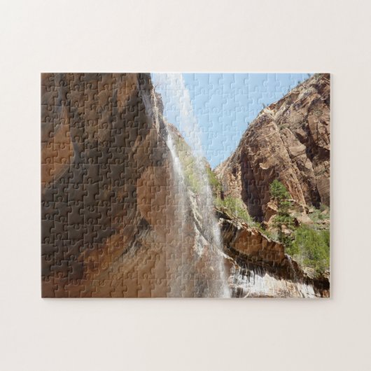 Emerald Pool Falls II uit Zion National Park Legpuzzel (Horizontaal)