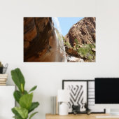 Emerald Pool Falls II uit Zion National Park Poster (Thuiskantoor)