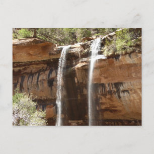 Emerald Pool Falls IV uit Zion National Park Briefkaart