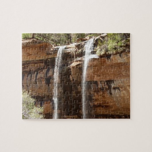 Emerald Pool Falls IV uit Zion National Park Legpuzzel (Horizontaal)