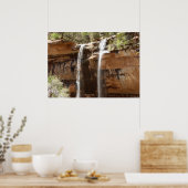 Emerald Pool Falls IV uit Zion National Park Poster (Keuken)