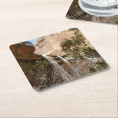 Emerald Pool Herfst I uit het Nationaal Park Zion Kartonnen Onderzetters (Schuin)