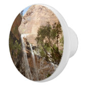 Emerald Pool Herfst I uit het Nationaal Park Zion Keramische Knop (Rechts)