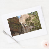 Emerald Pool Herfst I uit het Nationaal Park Zion Rechthoekige Sticker (Envelop)