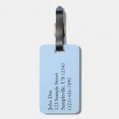 Emerald Pool Herfst II uit het Nationaal Park Zion Bagagelabel (Achterkant verticaal)