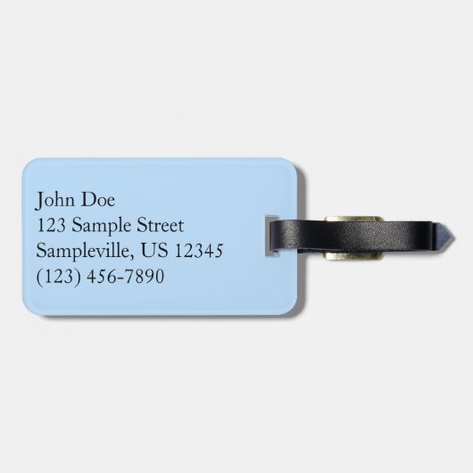 Emerald Pool Herfst II uit het Nationaal Park Zion Bagagelabel (Achterkant horizontaal)