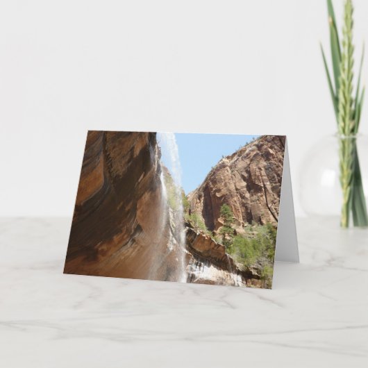 Emerald Pool Herfst II uit het Nationaal Park Zion Kaart (Voorkant)