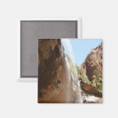 Emerald Pool Herfst II uit het Nationaal Park Zion Magneet (Voorkant / Achterkant)