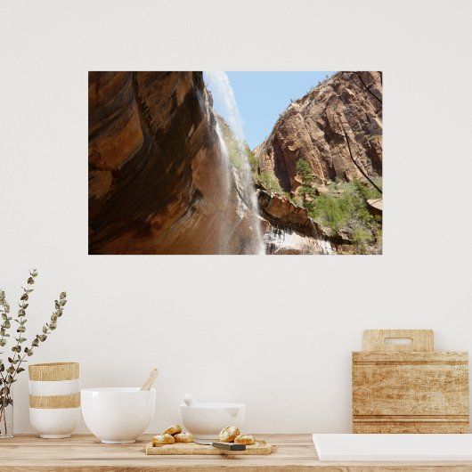 Emerald Pool Herfst II uit het Nationaal Park Zion Poster (Keuken)