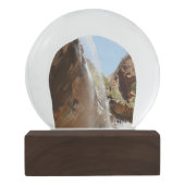 Emerald Pool Herfst II uit het Nationaal Park Zion Sneeuwbol (Achterkant)