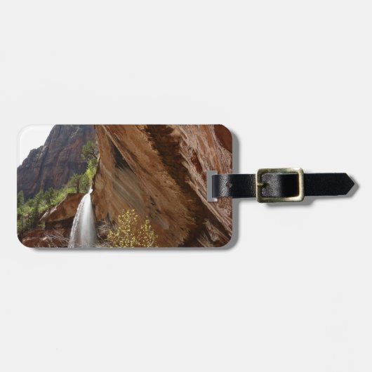 Emerald Pool Herfst III van het Nationaal Park Zio Bagagelabel (Voorkant horizontaal)