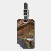 Emerald Pool Herfst III van het Nationaal Park Zio Bagagelabel (Voorkant verticaal)