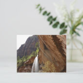 Emerald Pool Herfst III van het Nationaal Park Zio Briefkaart (Staand voorkant)