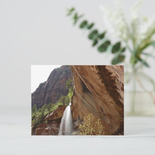 Emerald Pool Herfst III van het Nationaal Park Zio Briefkaart (Staand voorkant)