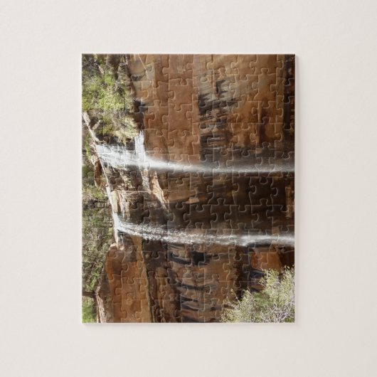 Emerald Pool Herfst IV uit het Nationaal Park Zion Legpuzzel (Verticaal)