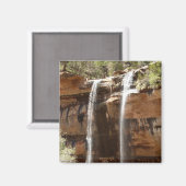 Emerald Pool Herfst IV uit het Nationaal Park Zion Magneet (Voorkant / Achterkant)