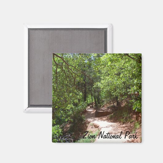 Emerald Pool Trail - Nationaal Park Zion Magneet (Voorkant / Achterkant)