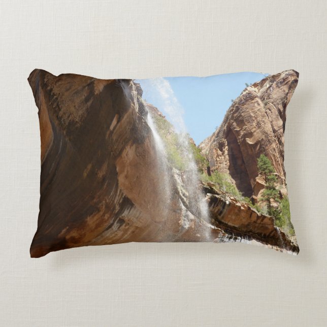 Emerald Pool Waterval II uit Zion National Park Accent Kussen (Voorkant)