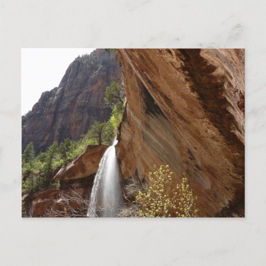 Emerald Pool Watervallen III uit Zion National Par Briefkaart (Voorkant)