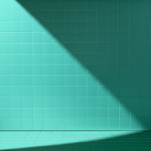 Emerald porselein groene kleur | Minimaal vierkant