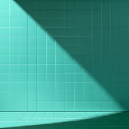 Emerald porselein groene kleur | Minimaal vierkant Tegeltje