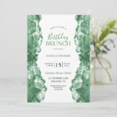 Emerald Quartz Verjaardagsbrunch Kaart (Staand voorkant)