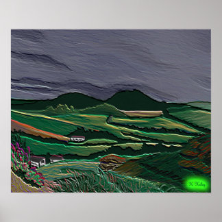 Emerald Relief poster