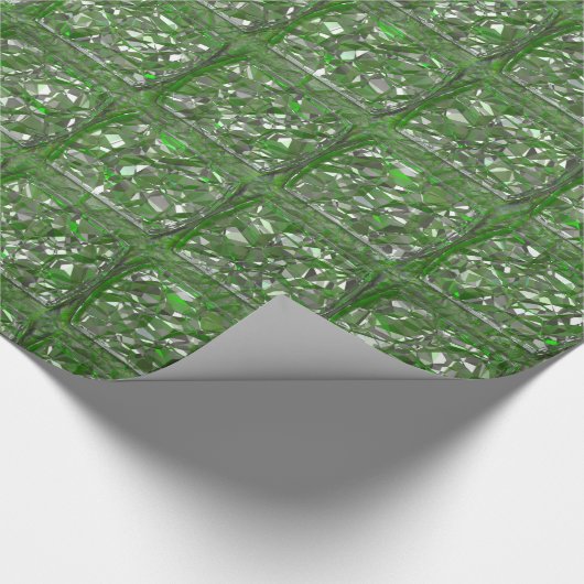 Emerald Rimple Elegance Cadeaupapier (Hoek)