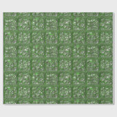 Emerald Rimple Elegance Cadeaupapier (Vlak)