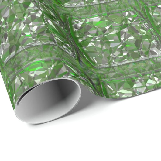 Emerald Rimple Elegance Cadeaupapier (Rol Hoek)