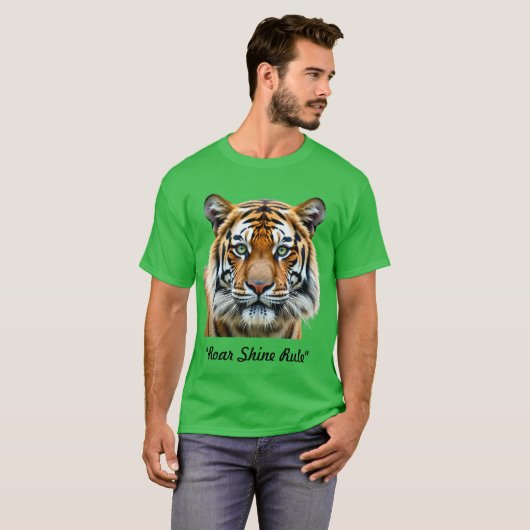 "Emerald Roar Majesty" T-shirt (Voorkant volledig)