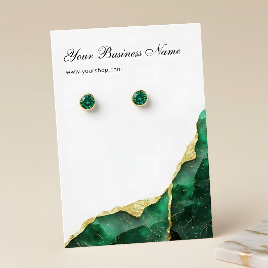 Emerald Rock Golden Earring Display Cards Visitekaartje