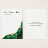 Emerald Rock Golden Earring Display Cards Visitekaartje (Voorkant /achterkant)