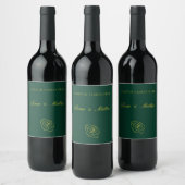 Emerald Romance wijnlabels Wijn Etiket (Flessen)