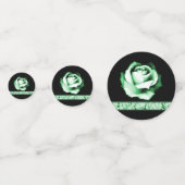 Emerald Roos Wedding Shower Table Confetti (Achterkanten)