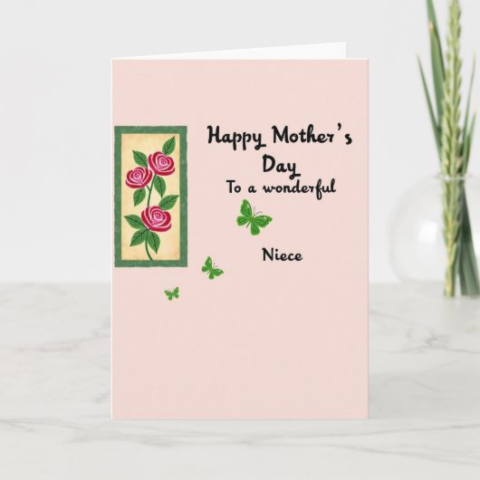Emerald Rose Moeders Kaart (Voorkant)